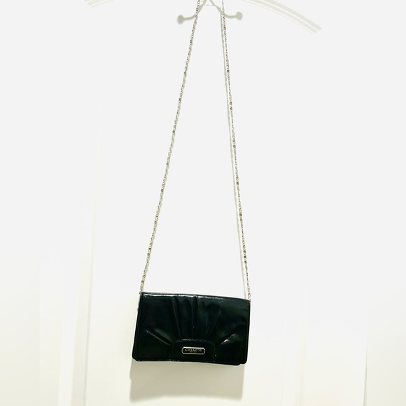 Coach convertible clutch crossbody envelope purse bag, minimalist classic - Picture 6 of 8